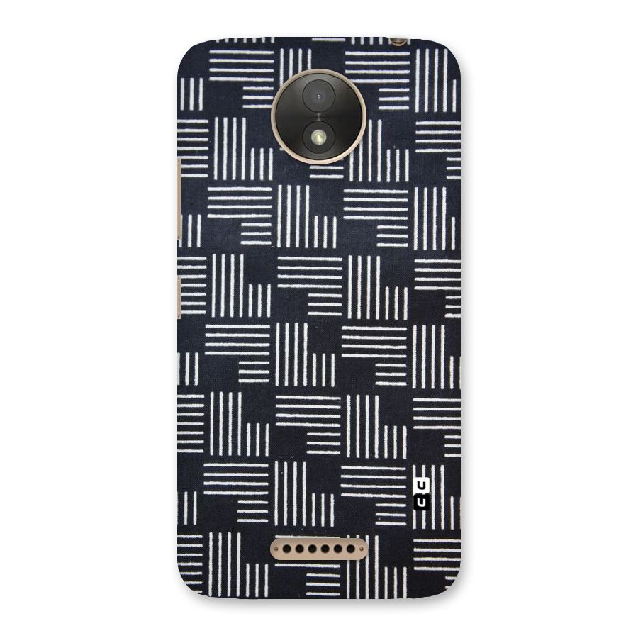 Zig Zag Hierarchy Back Case for Moto C Plus