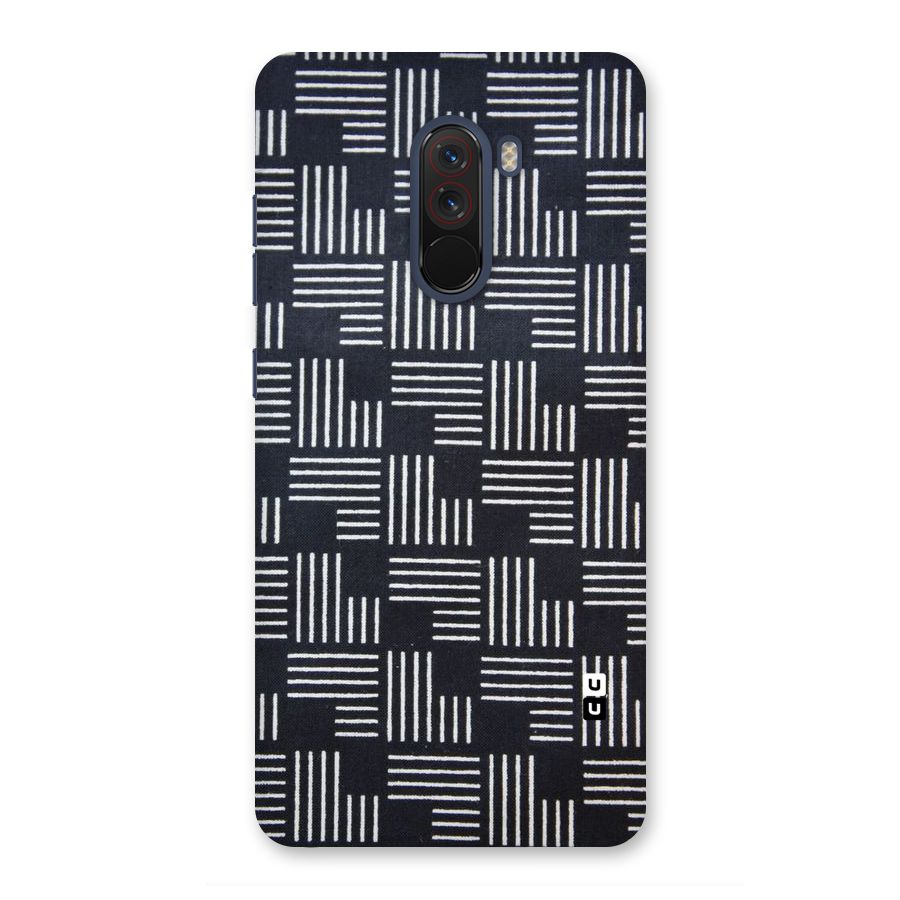Zig Zag Hierarchy Back Case for Poco F1