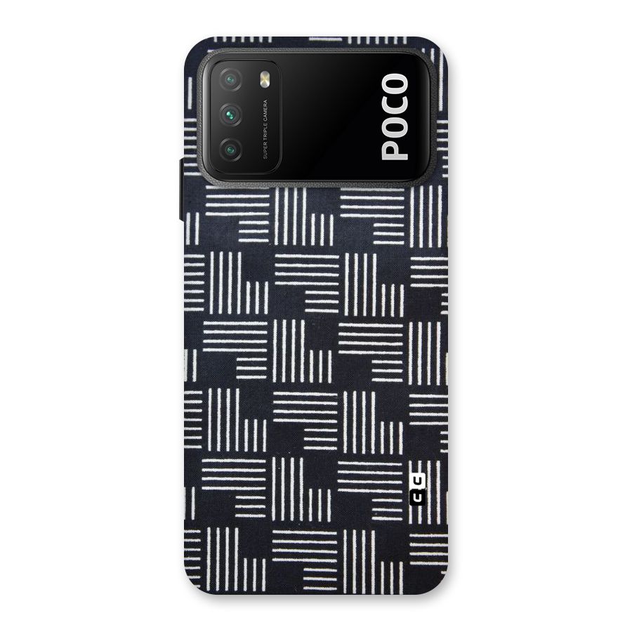 Zig Zag Hierarchy Back Case for Poco M3
