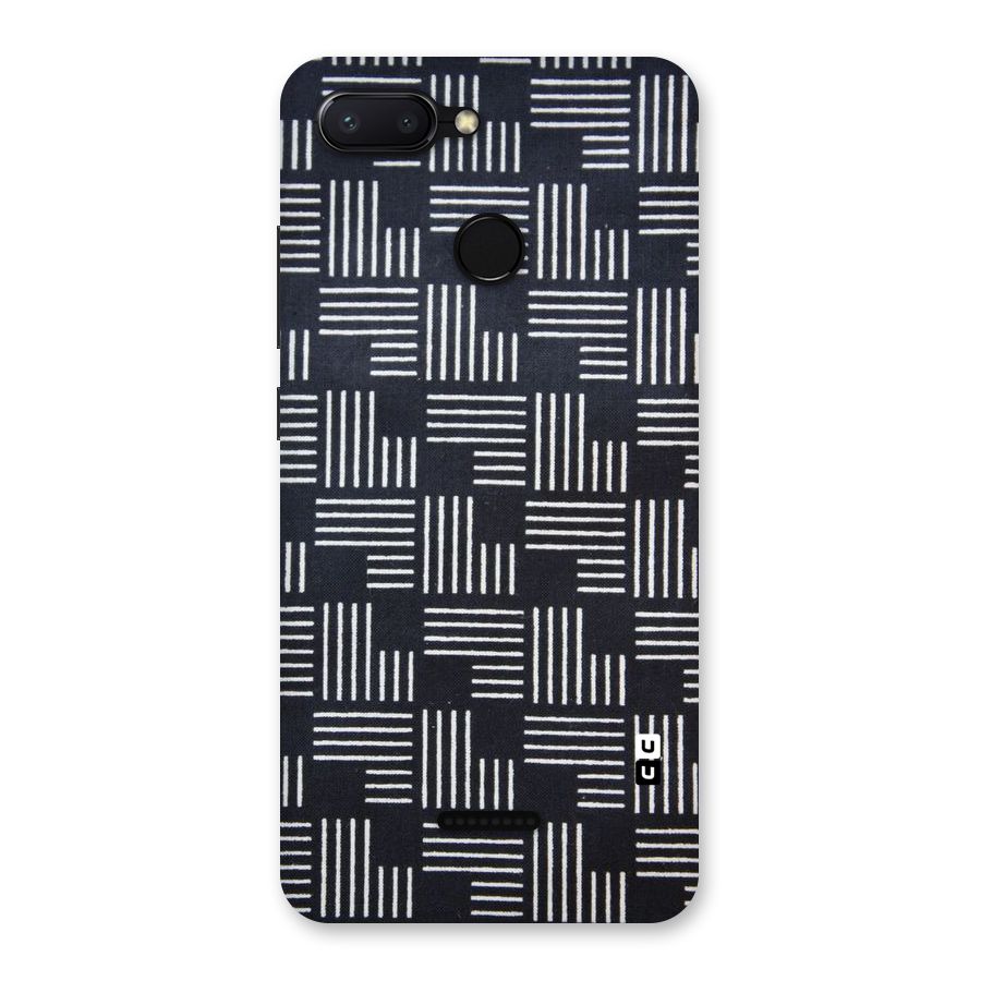 Zig Zag Hierarchy Back Case for Redmi 6