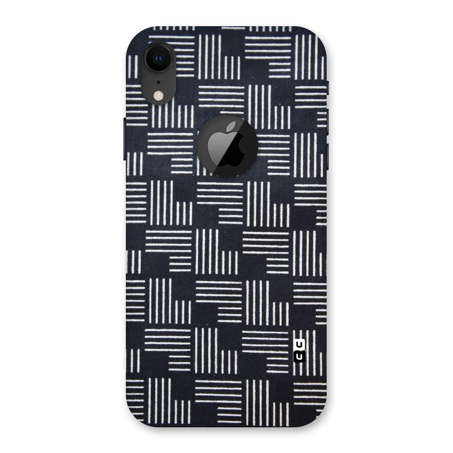 Zig Zag Hierarchy Back Case for iPhone XR Logo Cut