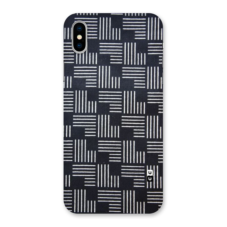 Zig Zag Hierarchy Back Case for iPhone XS