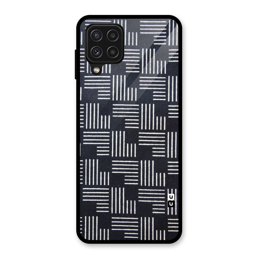 Zig Zag Hierarchy Glass Back Case for Galaxy A22 4G