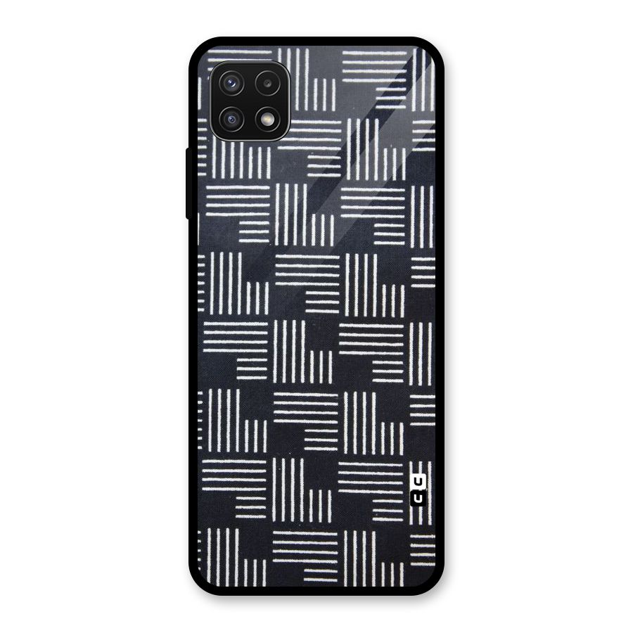 Zig Zag Hierarchy Glass Back Case for Galaxy A22 5G