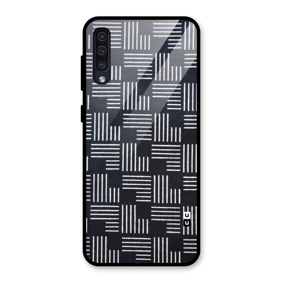 Zig Zag Hierarchy Glass Back Case for Galaxy A30s