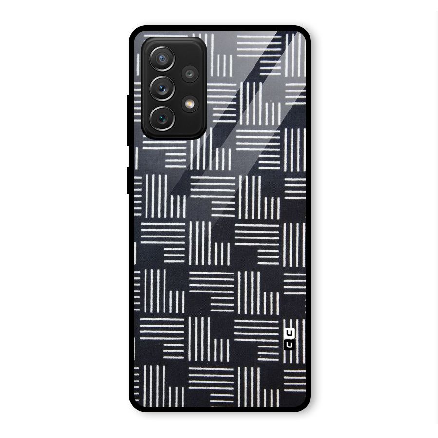 Zig Zag Hierarchy Glass Back Case for Galaxy A72