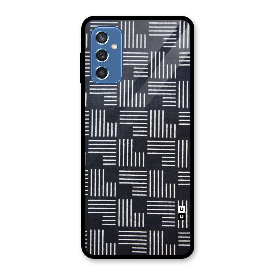 Zig Zag Hierarchy Glass Back Case for Galaxy M52 5G