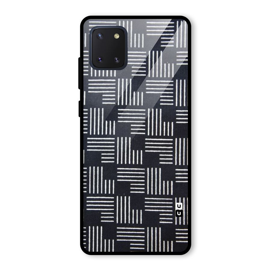 Zig Zag Hierarchy Glass Back Case for Galaxy Note 10 Lite