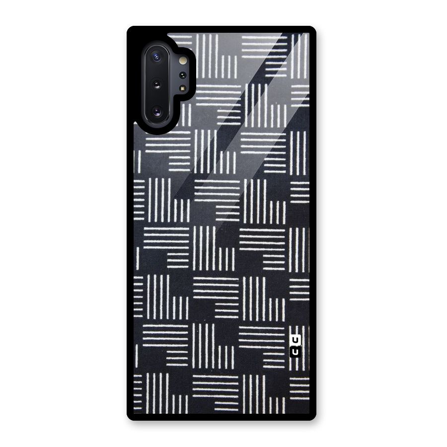 Zig Zag Hierarchy Glass Back Case for Galaxy Note 10 Plus
