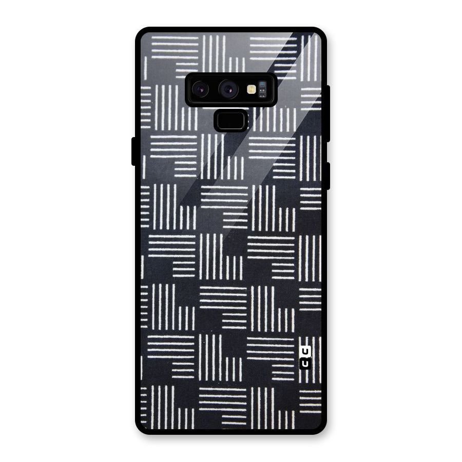 Zig Zag Hierarchy Glass Back Case for Galaxy Note 9