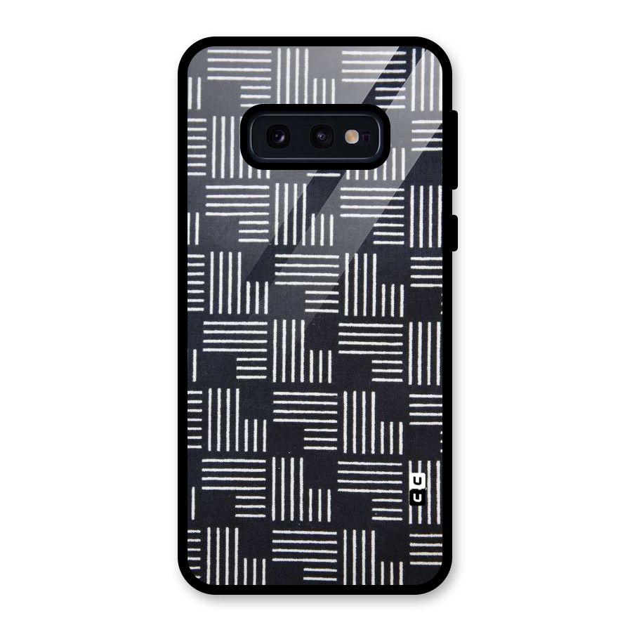 Zig Zag Hierarchy Glass Back Case for Galaxy S10e