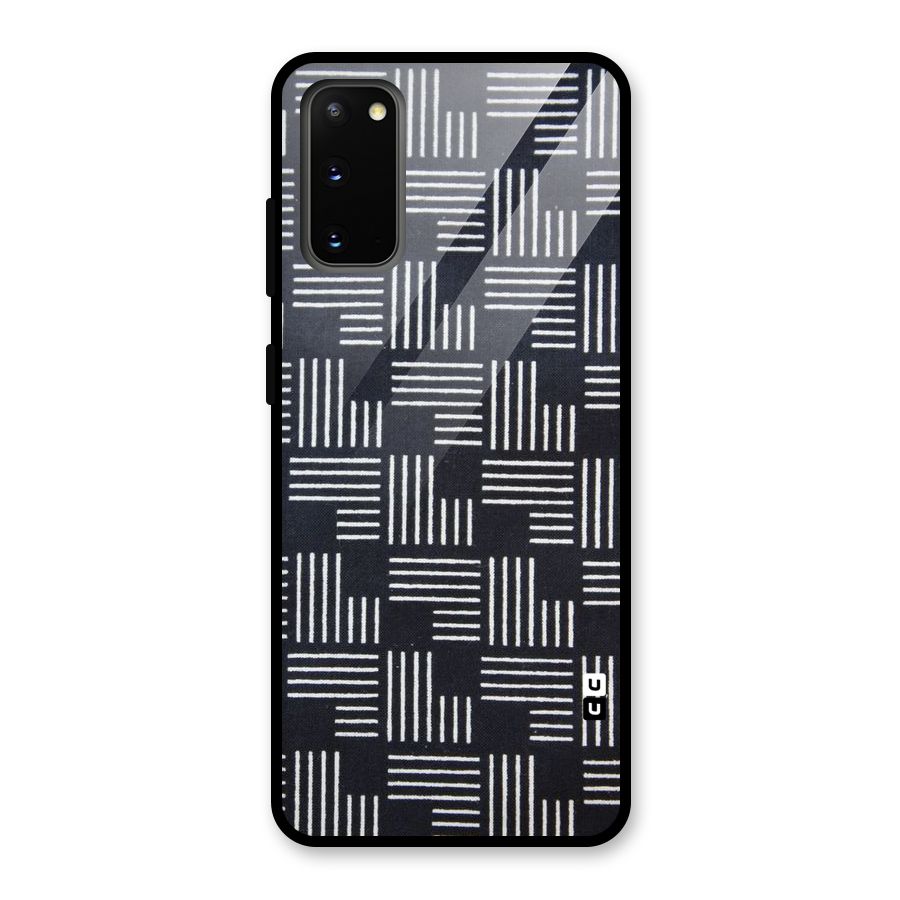 Zig Zag Hierarchy Glass Back Case for Galaxy S20