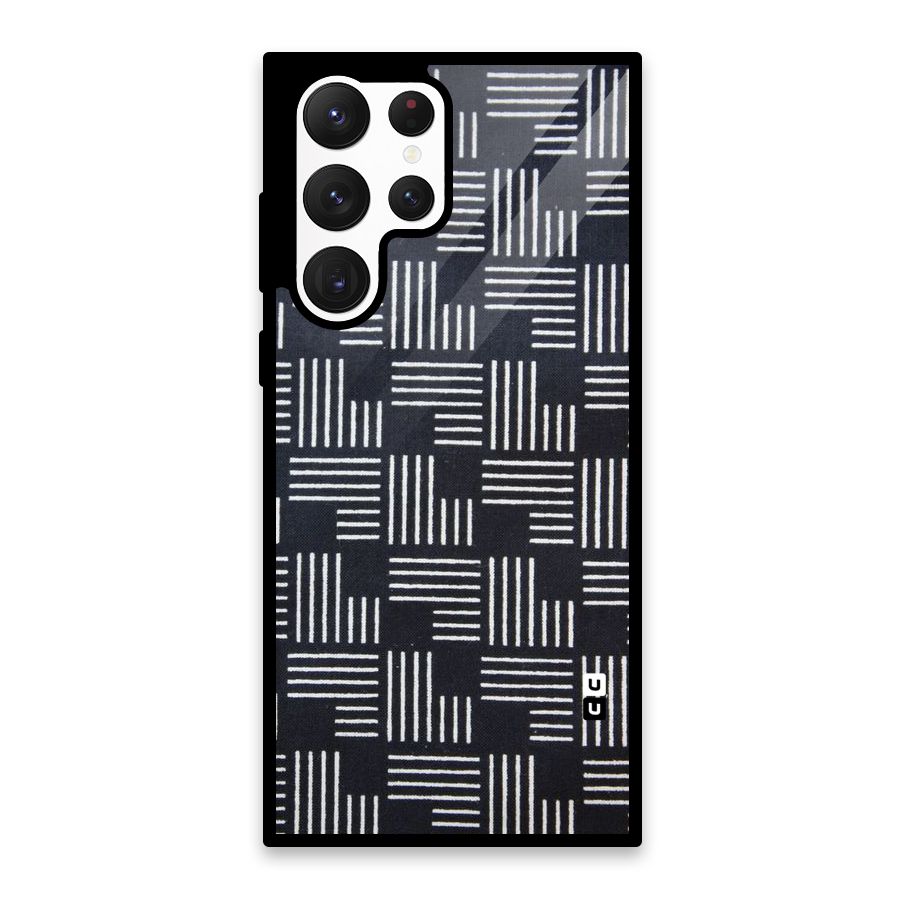 Zig Zag Hierarchy Glass Back Case for Galaxy S22 Ultra 5G