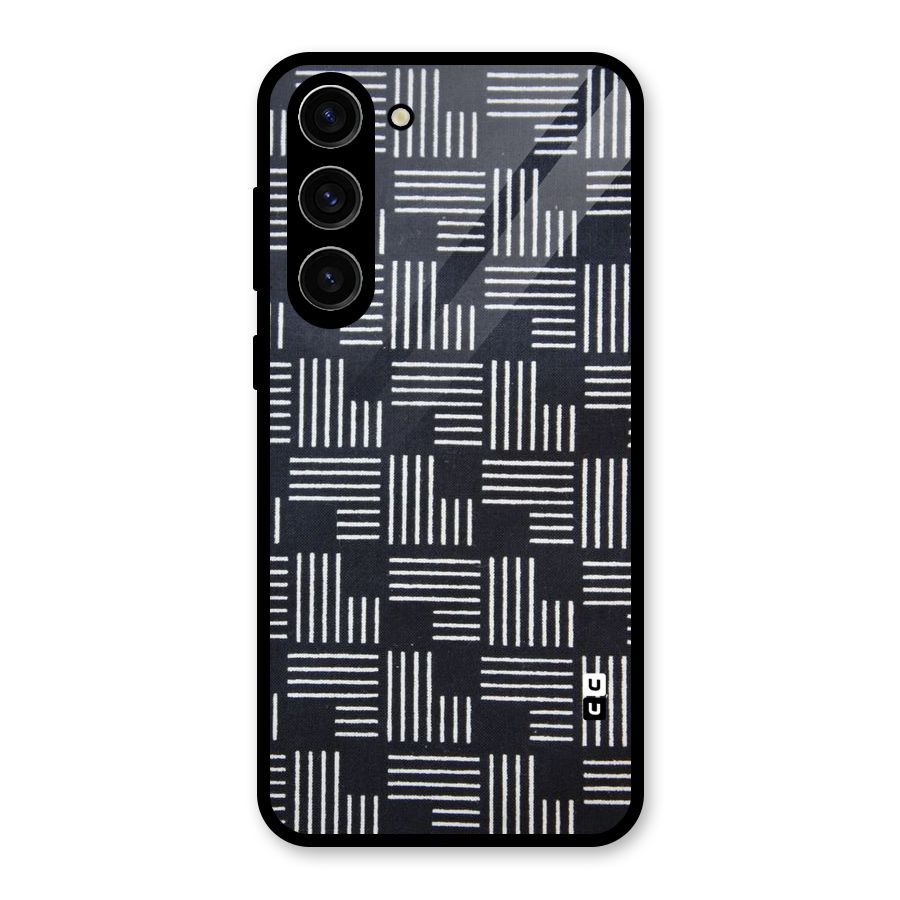 Zig Zag Hierarchy Glass Back Case for Galaxy S23 Plus