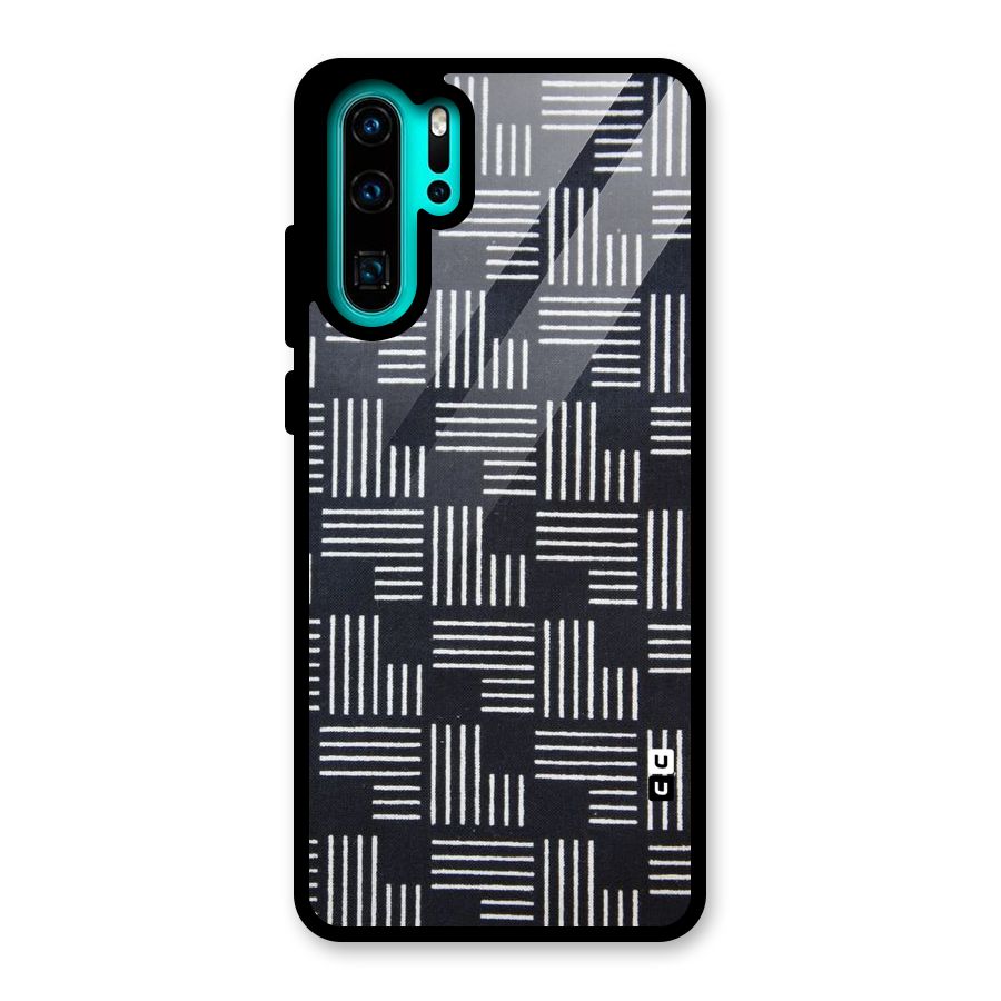 Zig Zag Hierarchy Glass Back Case for Huawei P30 Pro