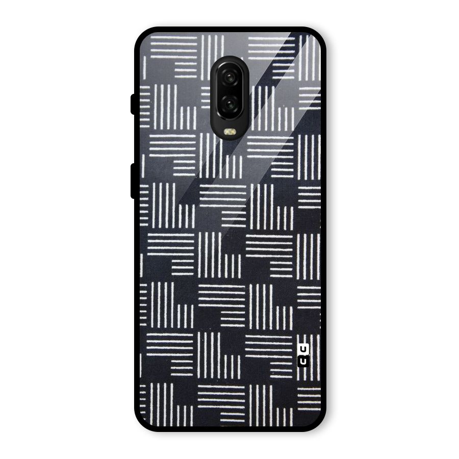 Zig Zag Hierarchy Glass Back Case for OnePlus 6T