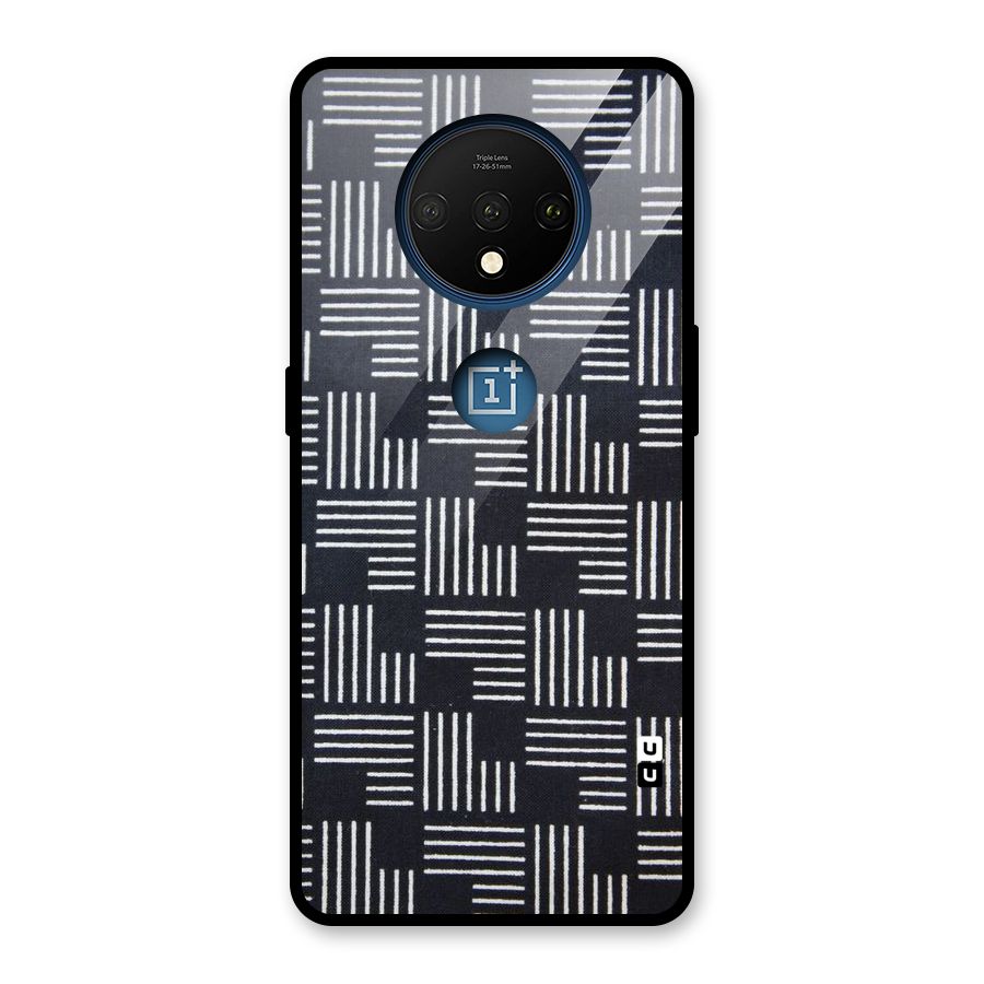 Zig Zag Hierarchy Glass Back Case for OnePlus 7T