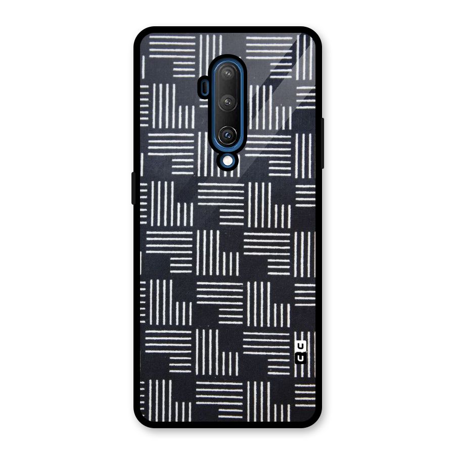 Zig Zag Hierarchy Glass Back Case for OnePlus 7T Pro