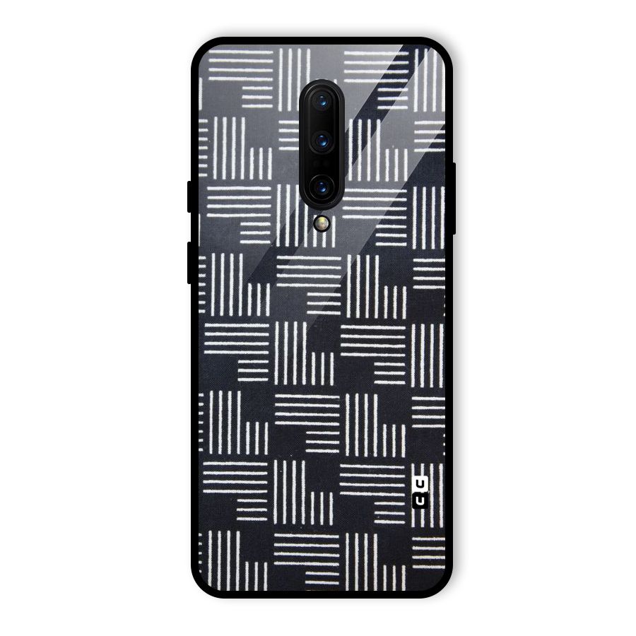 Zig Zag Hierarchy Glass Back Case for OnePlus 7 Pro