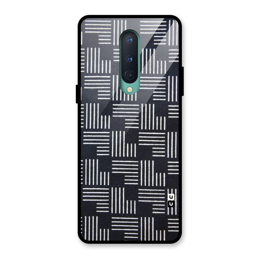 Zig Zag Hierarchy Glass Back Case for OnePlus 8
