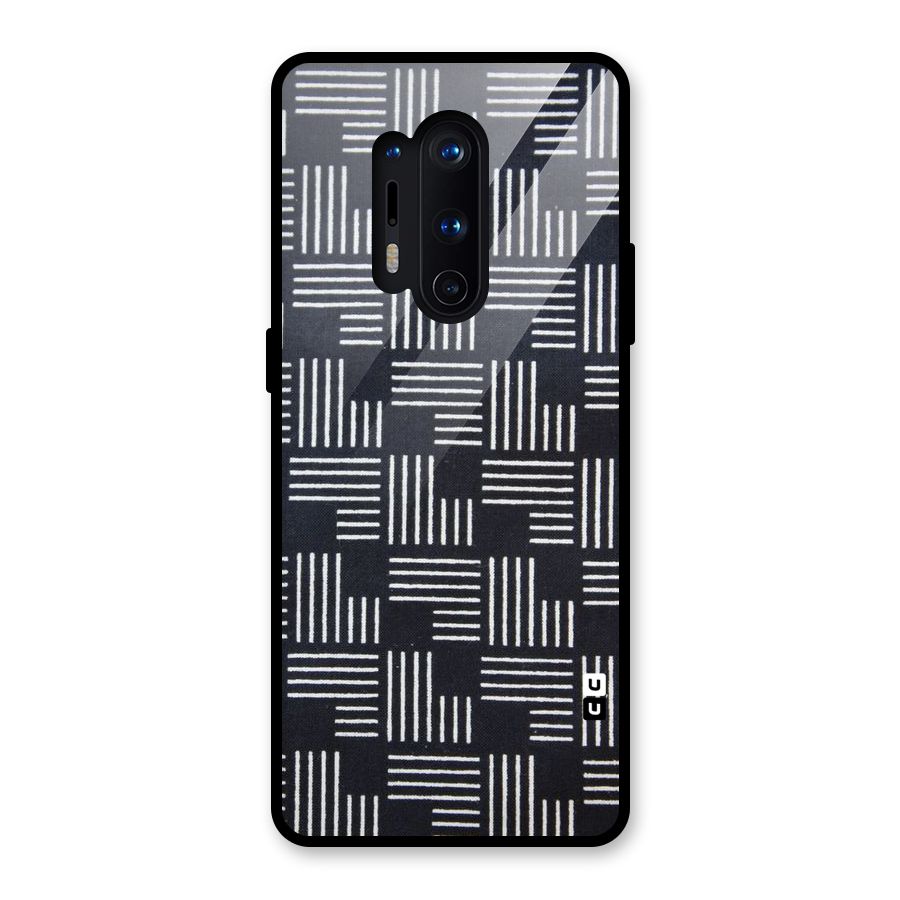 Zig Zag Hierarchy Glass Back Case for OnePlus 8 Pro