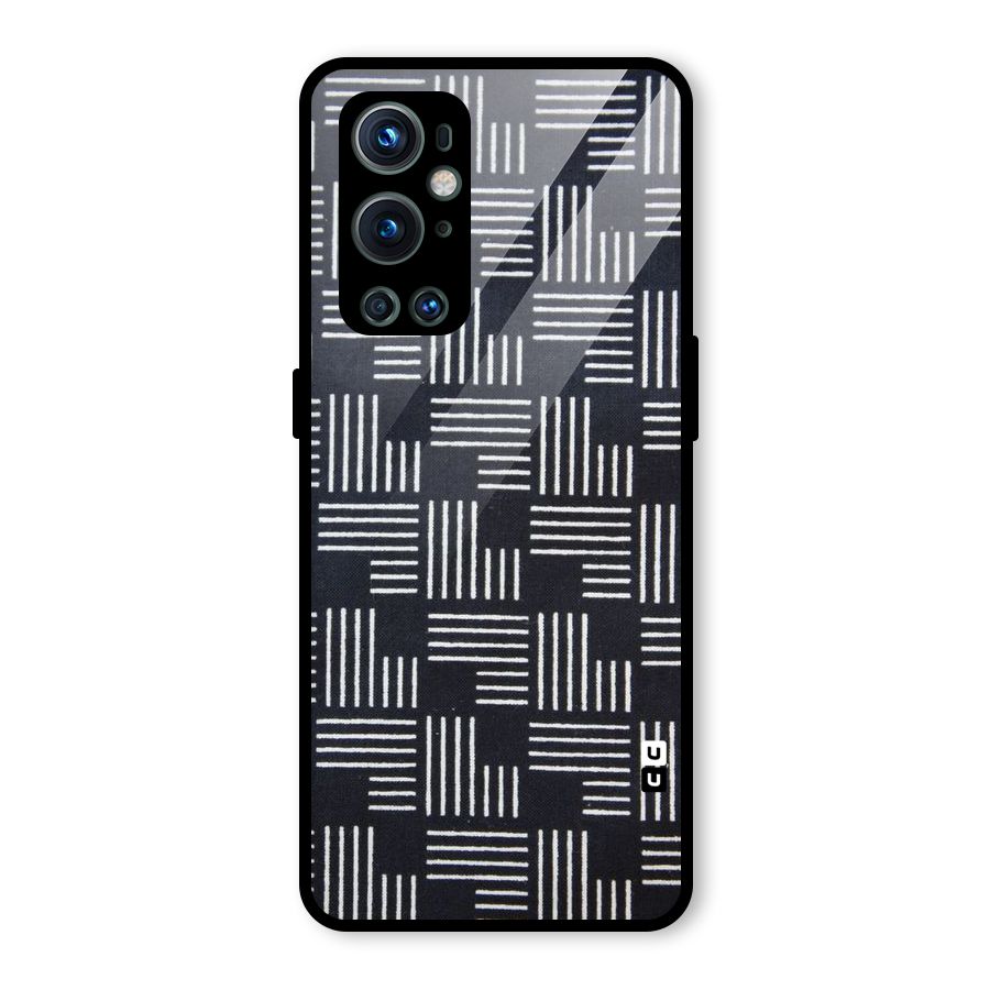 Zig Zag Hierarchy Glass Back Case for OnePlus 9 Pro