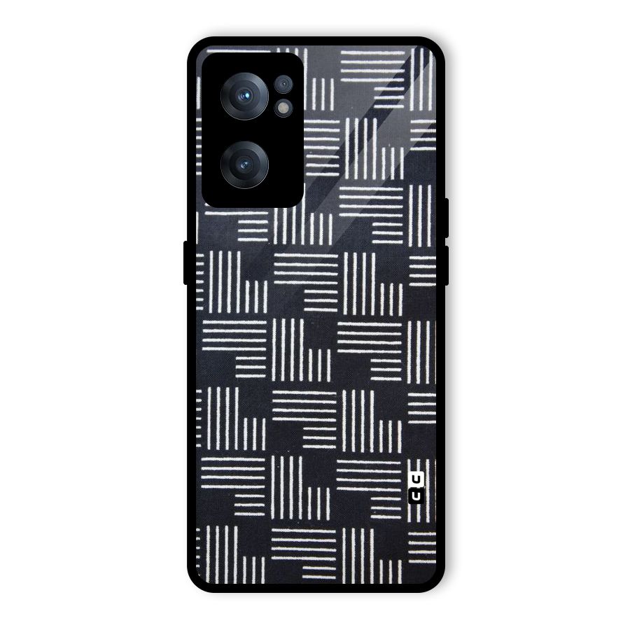 Zig Zag Hierarchy Glass Back Case for OnePlus Nord CE 2 5G