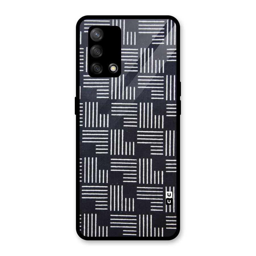 Zig Zag Hierarchy Glass Back Case for Oppo F19