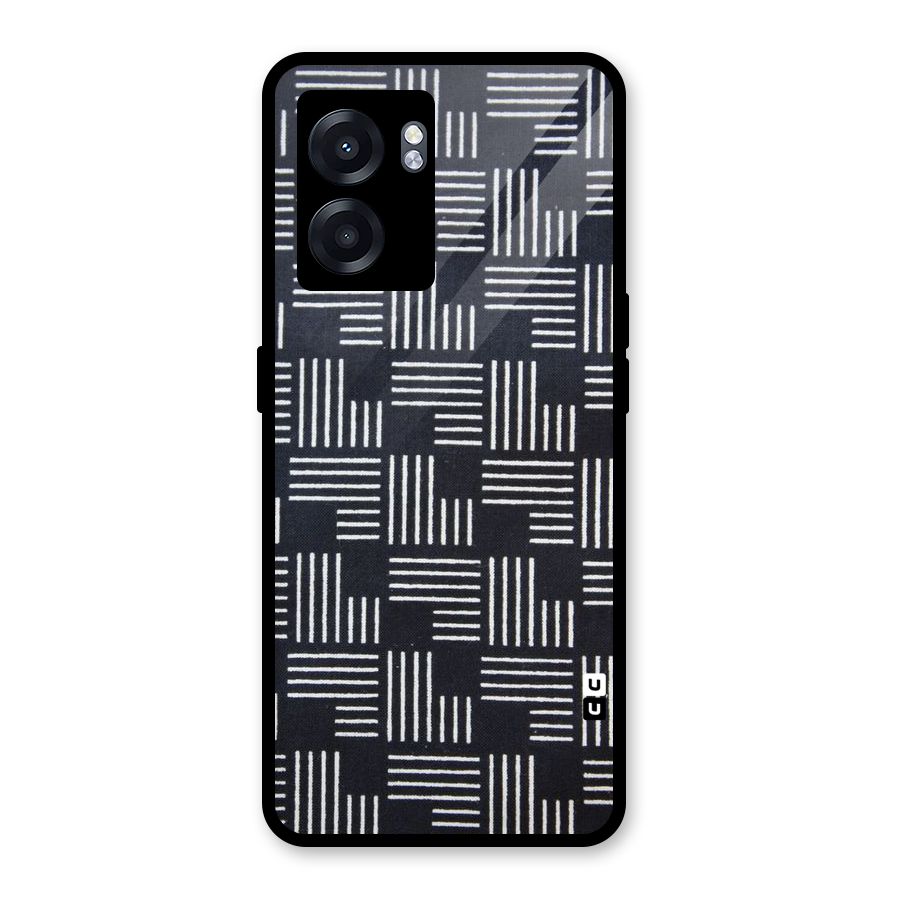 Zig Zag Hierarchy Glass Back Case for Oppo K10 (5G)