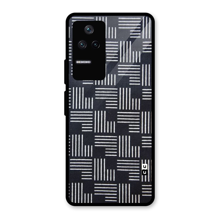 Zig Zag Hierarchy Glass Back Case for Poco F4 5G