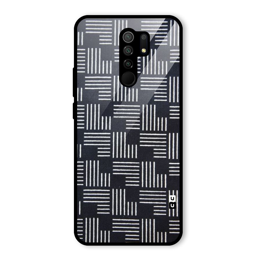Zig Zag Hierarchy Glass Back Case for Poco M2