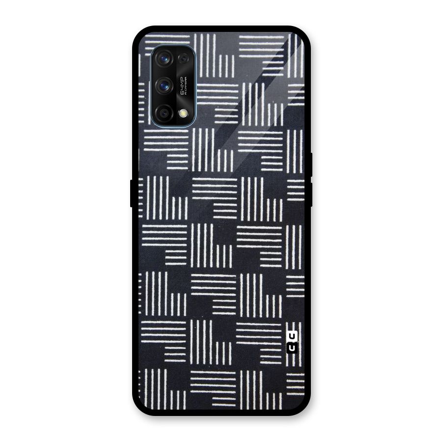 Zig Zag Hierarchy Glass Back Case for Realme 7 Pro