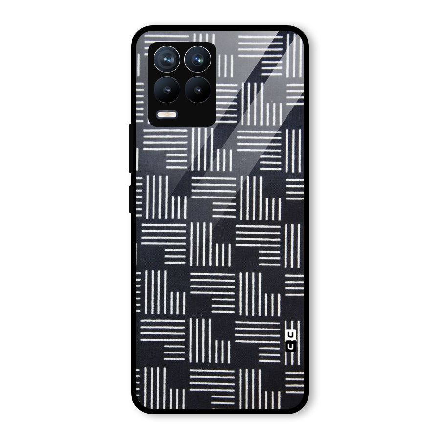Zig Zag Hierarchy Glass Back Case for Realme 8 Pro