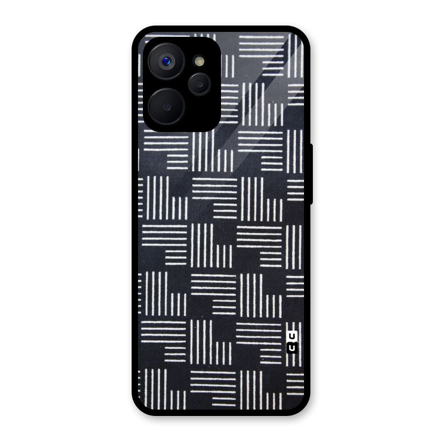 Zig Zag Hierarchy Glass Back Case for Realme 9i 5G