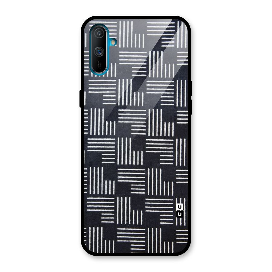 Zig Zag Hierarchy Glass Back Case for Realme C3