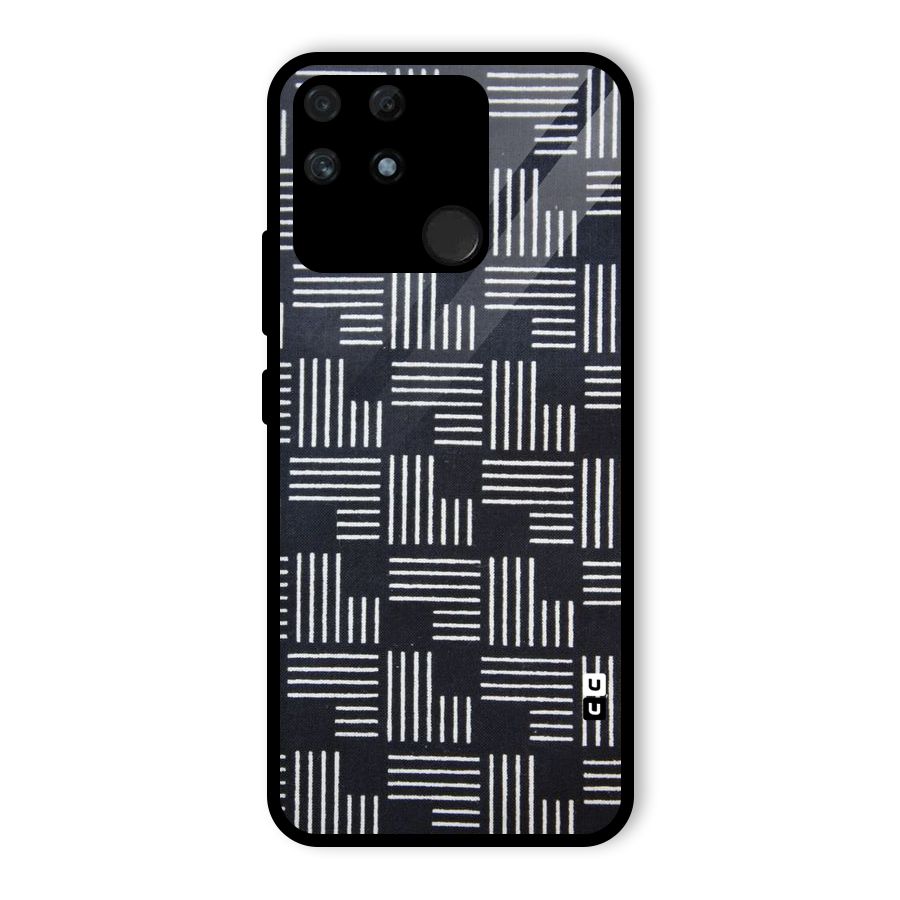 Zig Zag Hierarchy Glass Back Case for Realme Narzo 50A