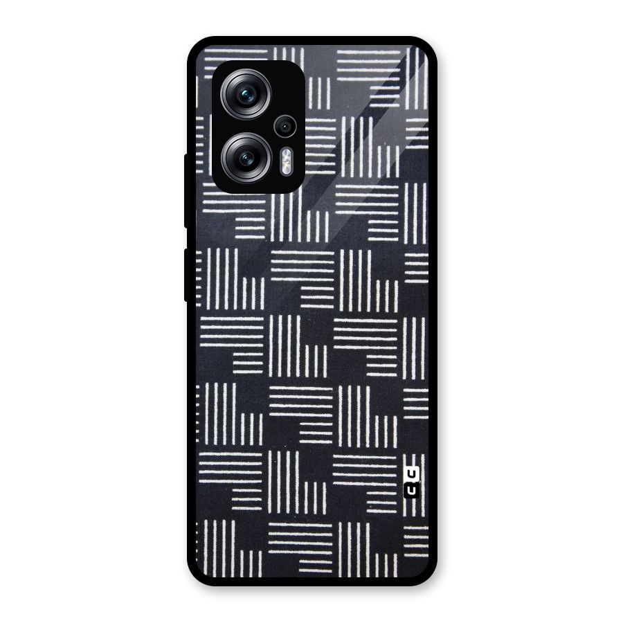 Zig Zag Hierarchy Glass Back Case for Redmi K50i