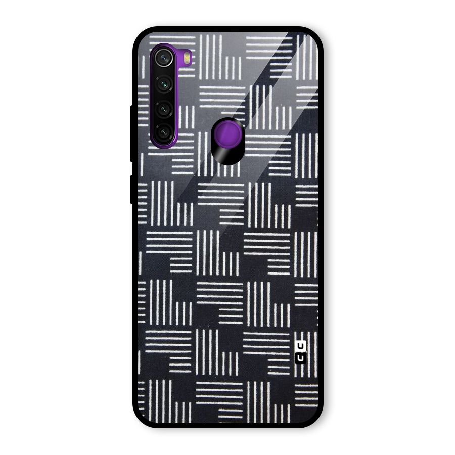 Zig Zag Hierarchy Glass Back Case for Redmi Note 8
