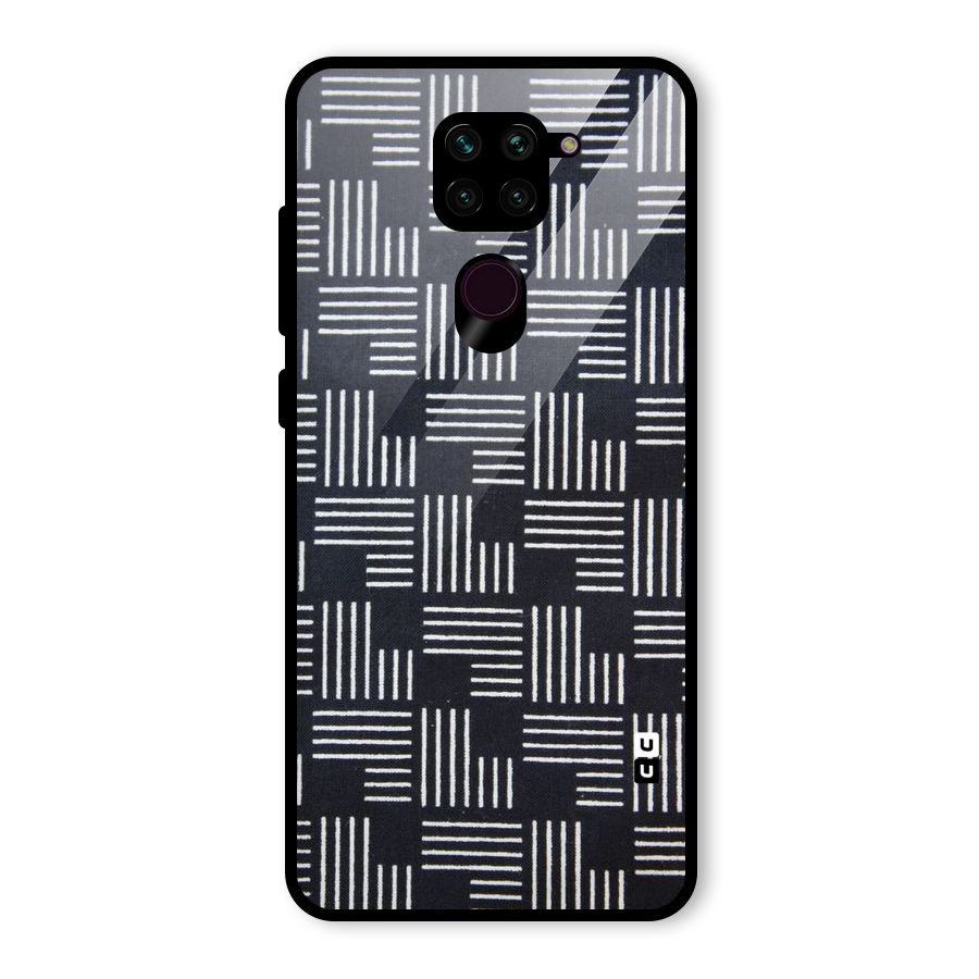 Zig Zag Hierarchy Glass Back Case for Redmi Note 9