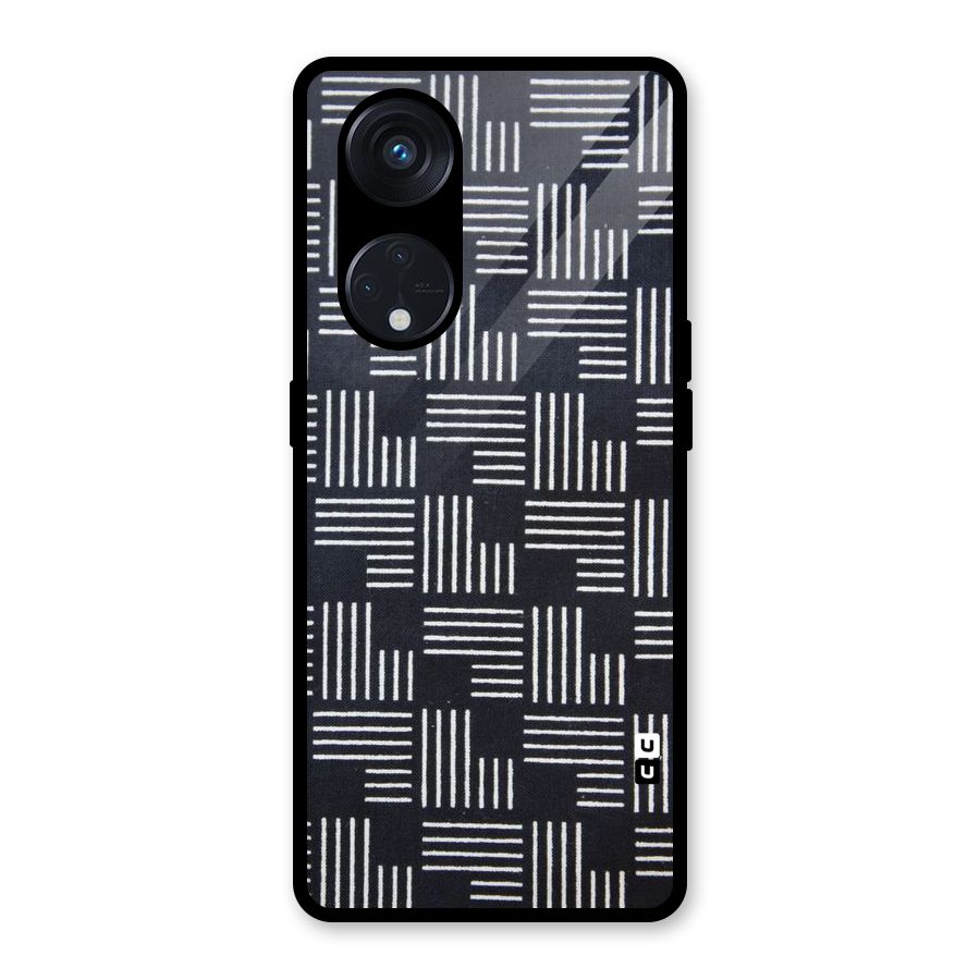 Zig Zag Hierarchy Glass Back Case for Reno8 T 5G