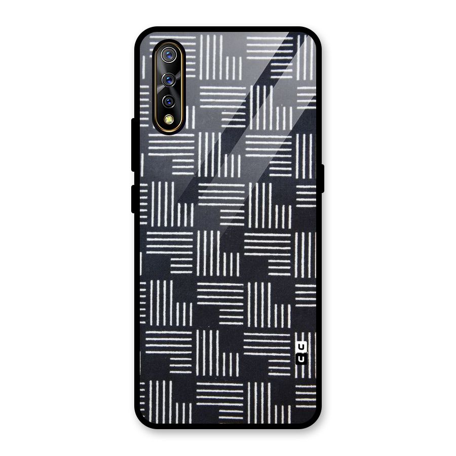 Zig Zag Hierarchy Glass Back Case for Vivo S1