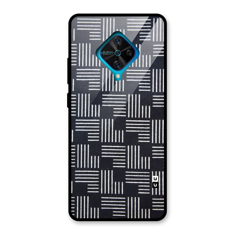 Zig Zag Hierarchy Glass Back Case for Vivo S1 Pro