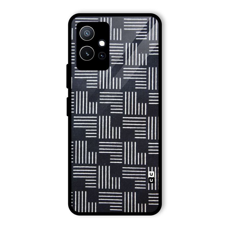 Zig Zag Hierarchy Glass Back Case for Vivo T1 5G
