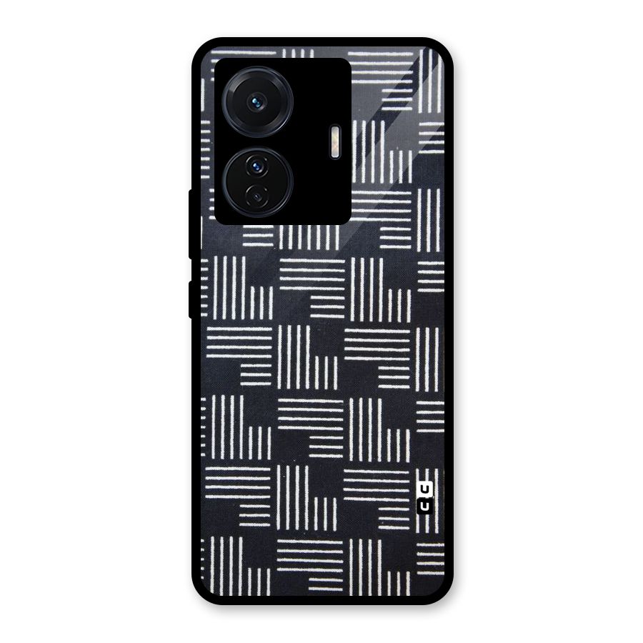 Zig Zag Hierarchy Glass Back Case for Vivo T1 Pro