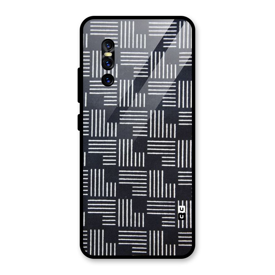 Zig Zag Hierarchy Glass Back Case for Vivo V15 Pro