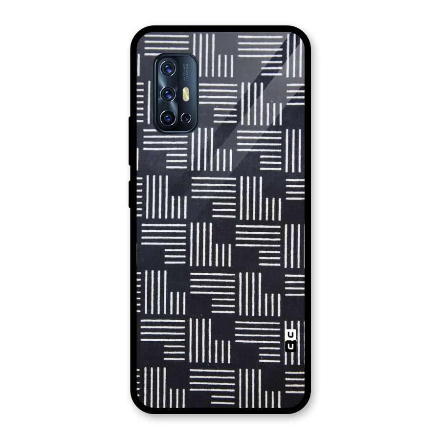 Zig Zag Hierarchy Glass Back Case for Vivo V17