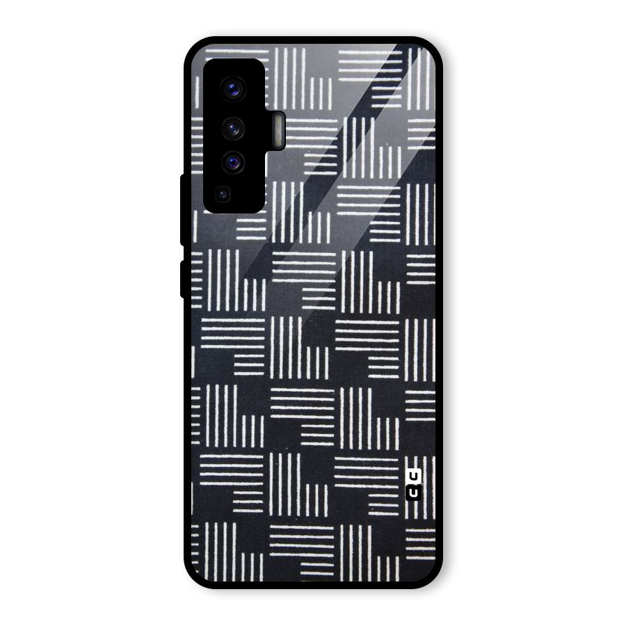 Zig Zag Hierarchy Glass Back Case for Vivo X50