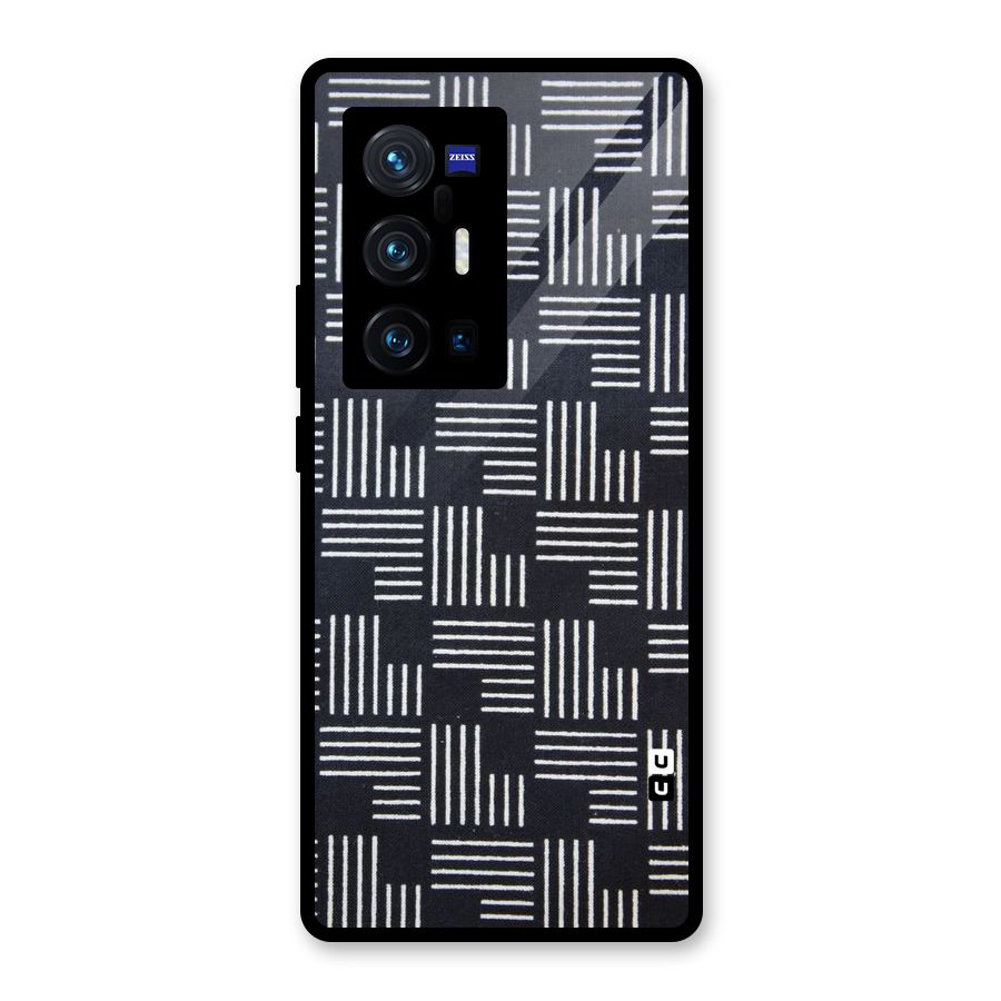 Zig Zag Hierarchy Glass Back Case for Vivo X70 Pro Plus