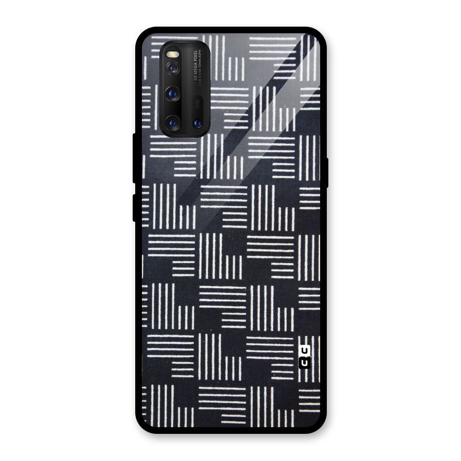 Zig Zag Hierarchy Glass Back Case for Vivo iQOO 3