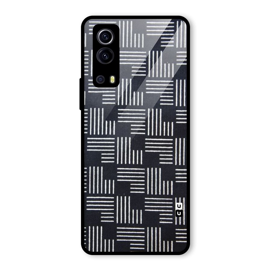 Zig Zag Hierarchy Glass Back Case for Vivo iQOO Z3
